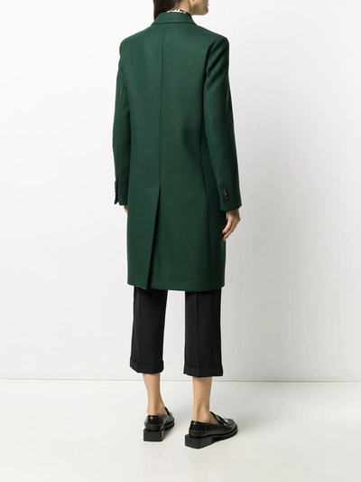 Shop Paul Smith Coats In Verde Scuro