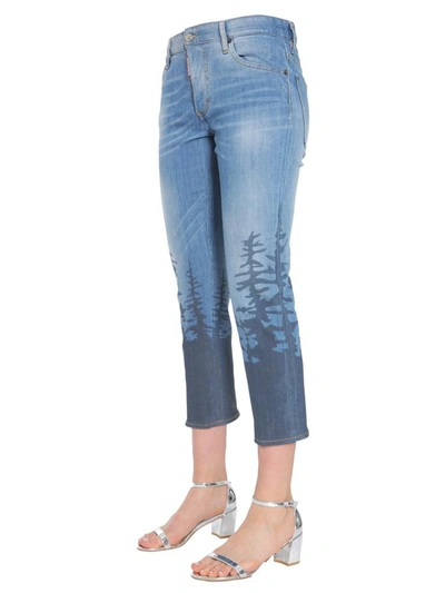 Shop Dsquared2 Boyfriend Fit Jeans In Denim