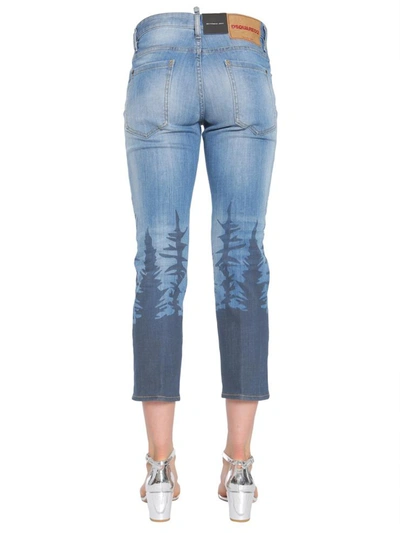 Shop Dsquared2 Boyfriend Fit Jeans In Denim