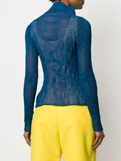 Shop Issey Miyake Sweaters Blue