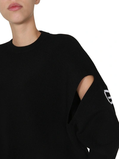 Shop Givenchy Crew Neck Sweater In Black