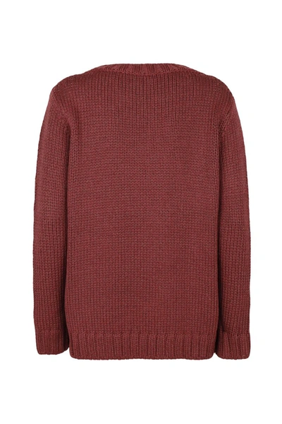 Shop Fabiana Filippi Sweaters In Rosso