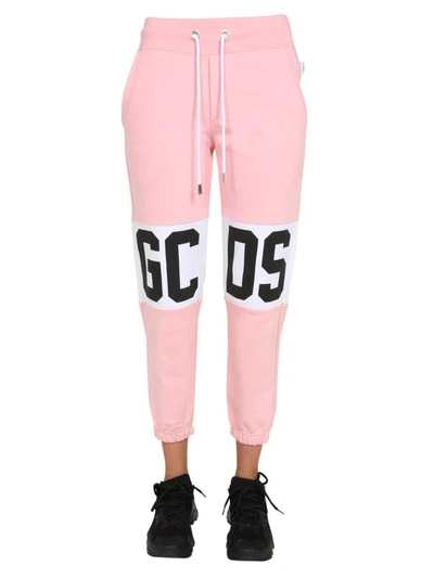 Shop Gcds Jogging Pants In Pink