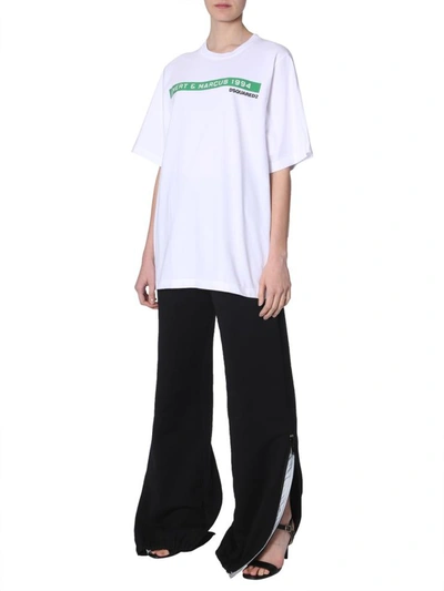 Shop Dsquared2 Oversized T-shirt In White