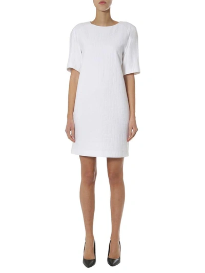 Shop Boutique Moschino Midi Dress In White