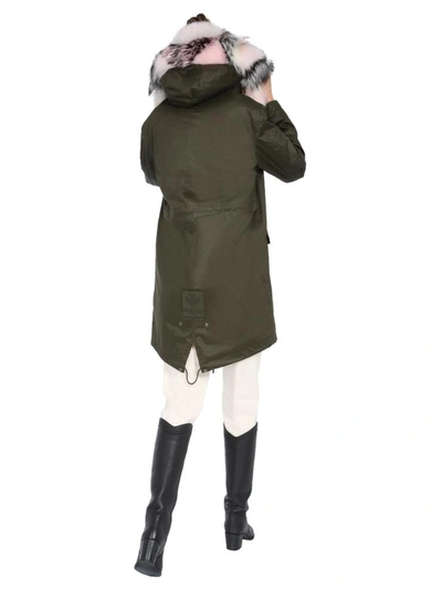 Shop Mr & Mrs Italy "jazzy Classic" Parka In Green