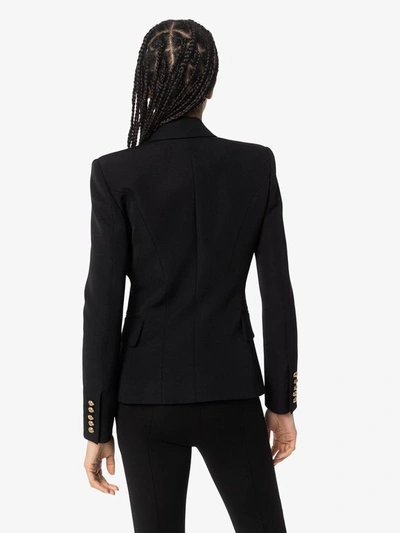 Shop Balmain Jackets In Nero