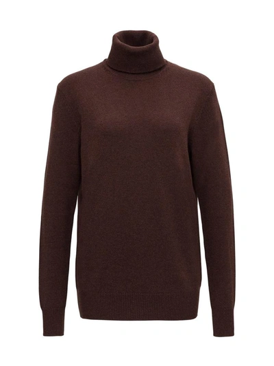 Shop Dolce & Gabbana High Necked Cashmere Sweater In Brown