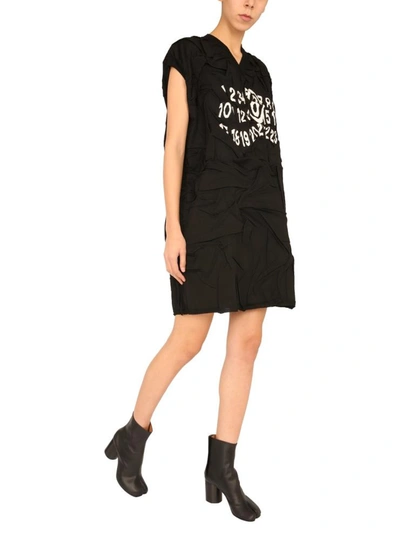 Shop Mm6 Maison Margiela Sleevesless Dress In Black