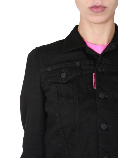 Shop Dsquared2 Slim Fit Jacket In Black