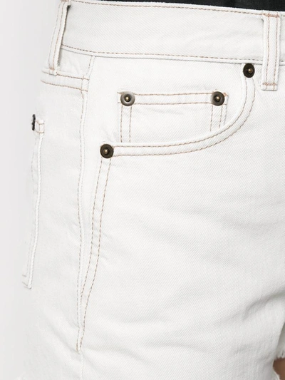 Shop Saint Laurent Shorts Grey