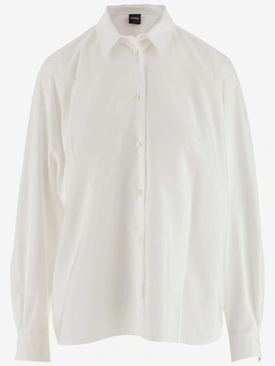 Shop Aspesi Shirts In Bianco