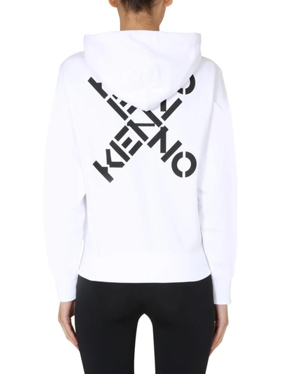 Shop Kenzo Hoodie In White