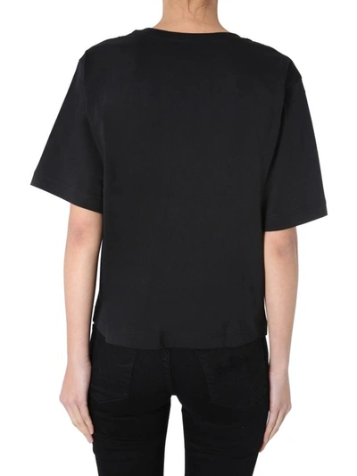 Shop Boutique Moschino "hippie" T-shirt In Black