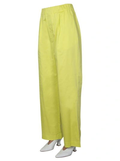 Shop Jejia Wide Trousers In Yellow