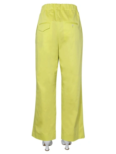 Shop Jejia Wide Trousers In Yellow