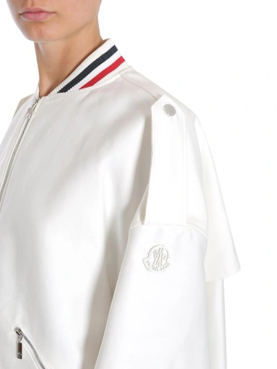 Shop Moncler "piene B" Jacket In White