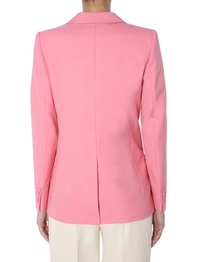 Shop Givenchy Double-breasted Jacket In Pink