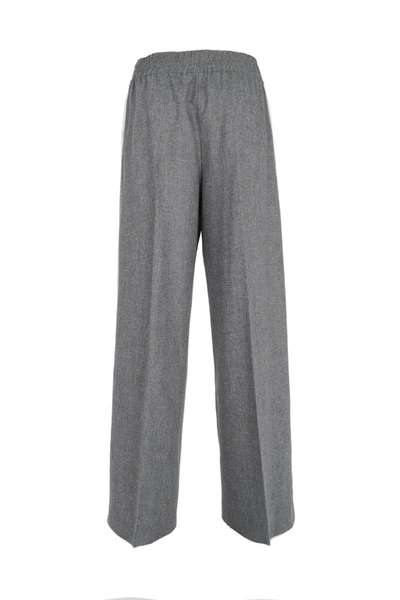 Shop Agnona Trousers Grey