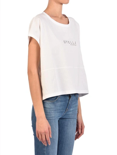 Shop Stella Mccartney T-shirt Logo White