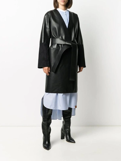 Shop Loewe Coats Black