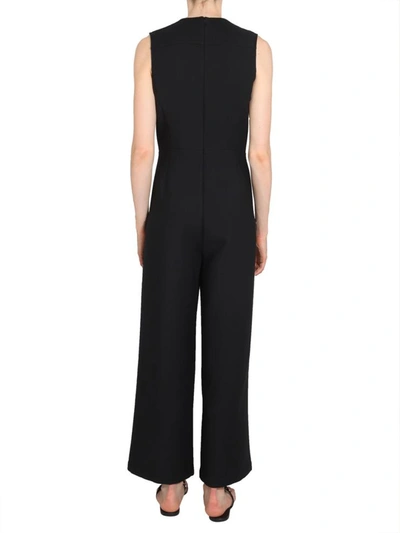 Shop Tory Burch Overalls With Ruches In Black