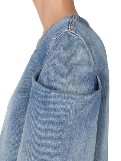 Shop Mm6 Maison Margiela Denim T-shirt