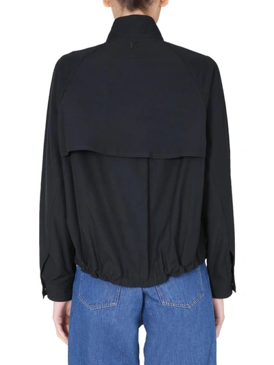Shop Kenzo Technical Cotton Jacket In Black
