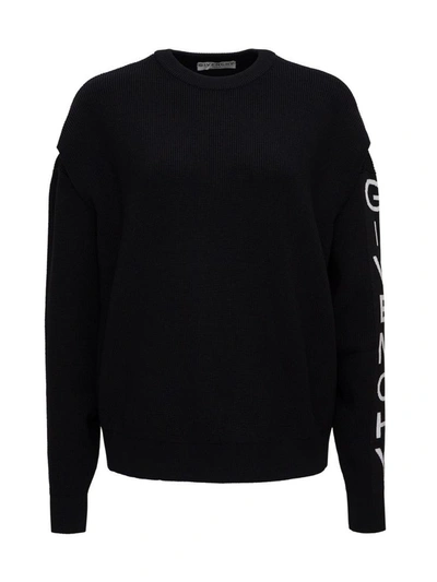 Shop Givenchy Knitted Jumper In Black