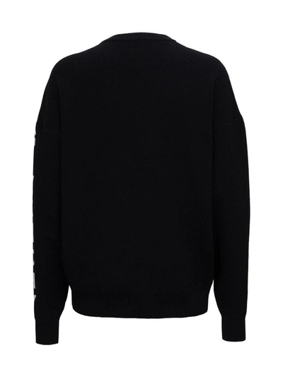 Shop Givenchy Knitted Jumper In Black