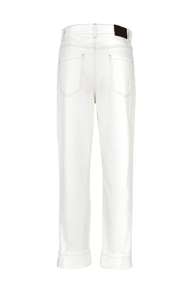 Shop Brunello Cucinelli Jeans White