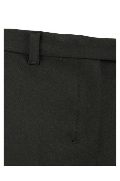Shop Max Mara S Maxmara Pacca - Cotton And Viscose Trousers In Black