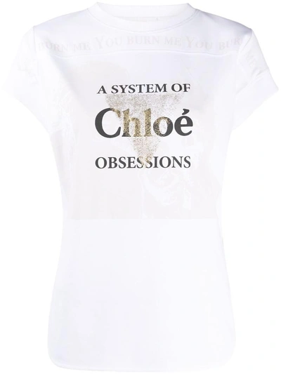 Shop Chloé Chloè T-shirts And Polos White