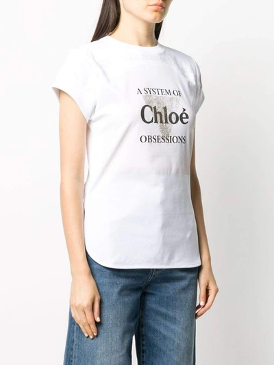 Shop Chloé Chloè T-shirts And Polos White