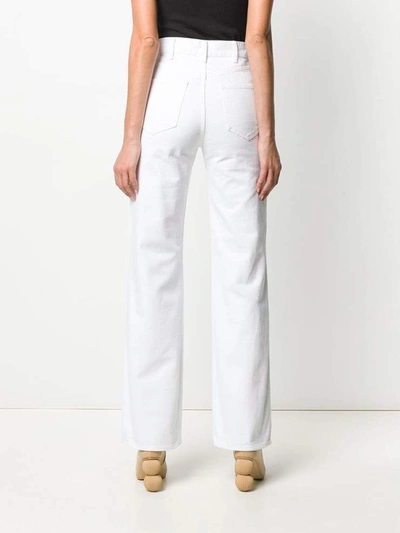 Shop Celine Céline Jeans In Bianco