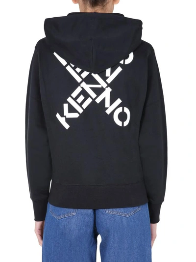 Shop Kenzo Hoodie In Black