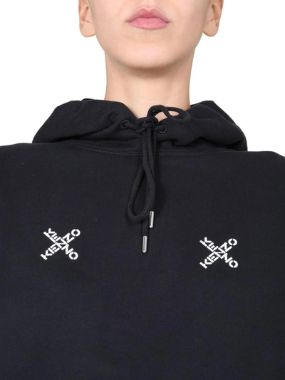 Shop Kenzo Hoodie In Black