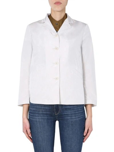 Shop Aspesi Waterproof Jacket In White