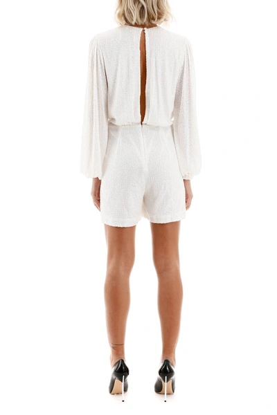 Shop In The Mood For Love Sequins Jumpsuit In White