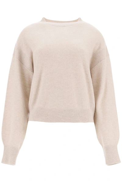 Shop Le Kasha Modena Cashmere Sweater In Light Beige