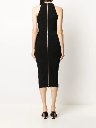 Shop Balmain Dresses In Nero