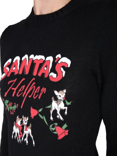 Shop Philosophy Di Lorenzo Serafini Cropped Sweater In Black