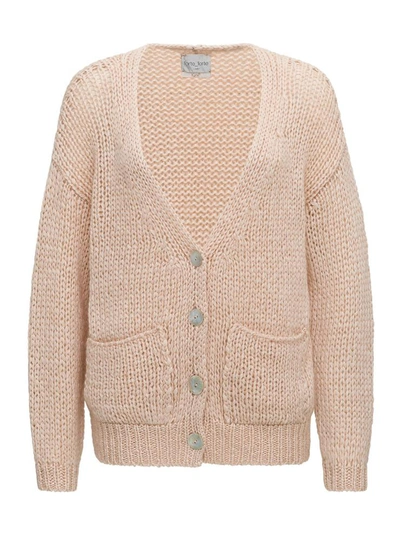 Shop Forte Forte Knitted Cardigan In Pink