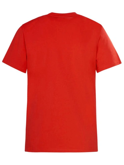 Shop Alberta Ferretti T-shirt Love Me Rossa In Red