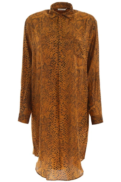 Shop Mes Demoiselles Kaa Shirt In Ocre