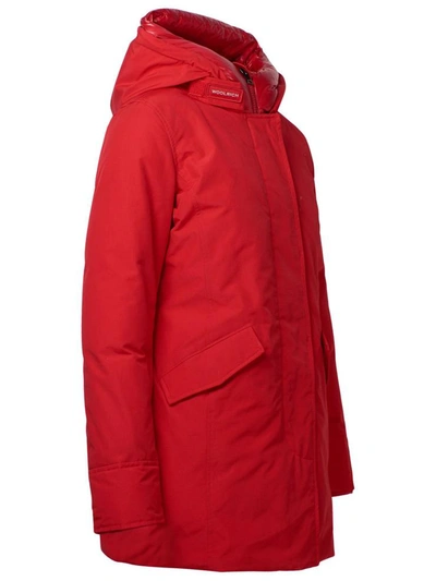 Shop Woolrich Parka Arctic Nf Rosso In Red