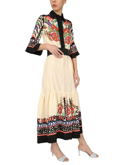 Shop La Doublej Artemis Dress In Multicolour