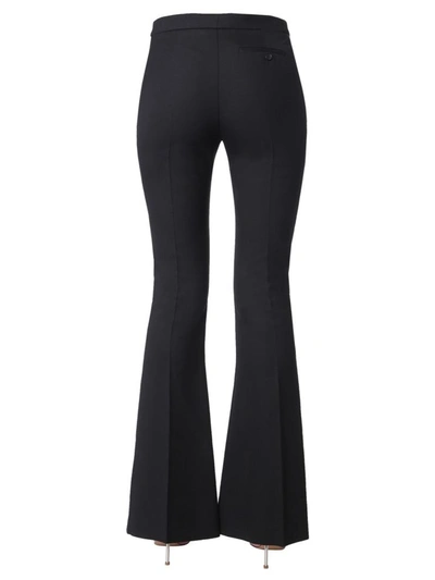 Shop Alexander Mcqueen Bootcut Pants In Black