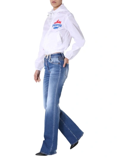 Dsquared2 Wind Jacket In White