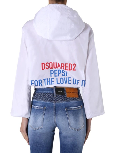 Dsquared2 Wind Jacket In White